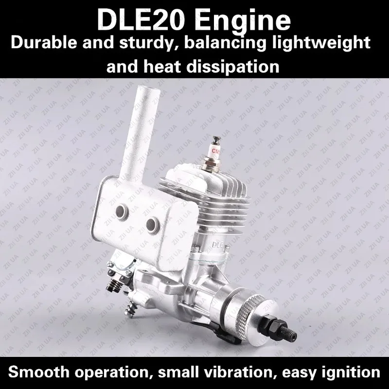 DLE20 20CC Original Gas Engine for RC Airplane Fixed Wing Model - Hot Sell DLE20 DLE20CC - Hobby Engine