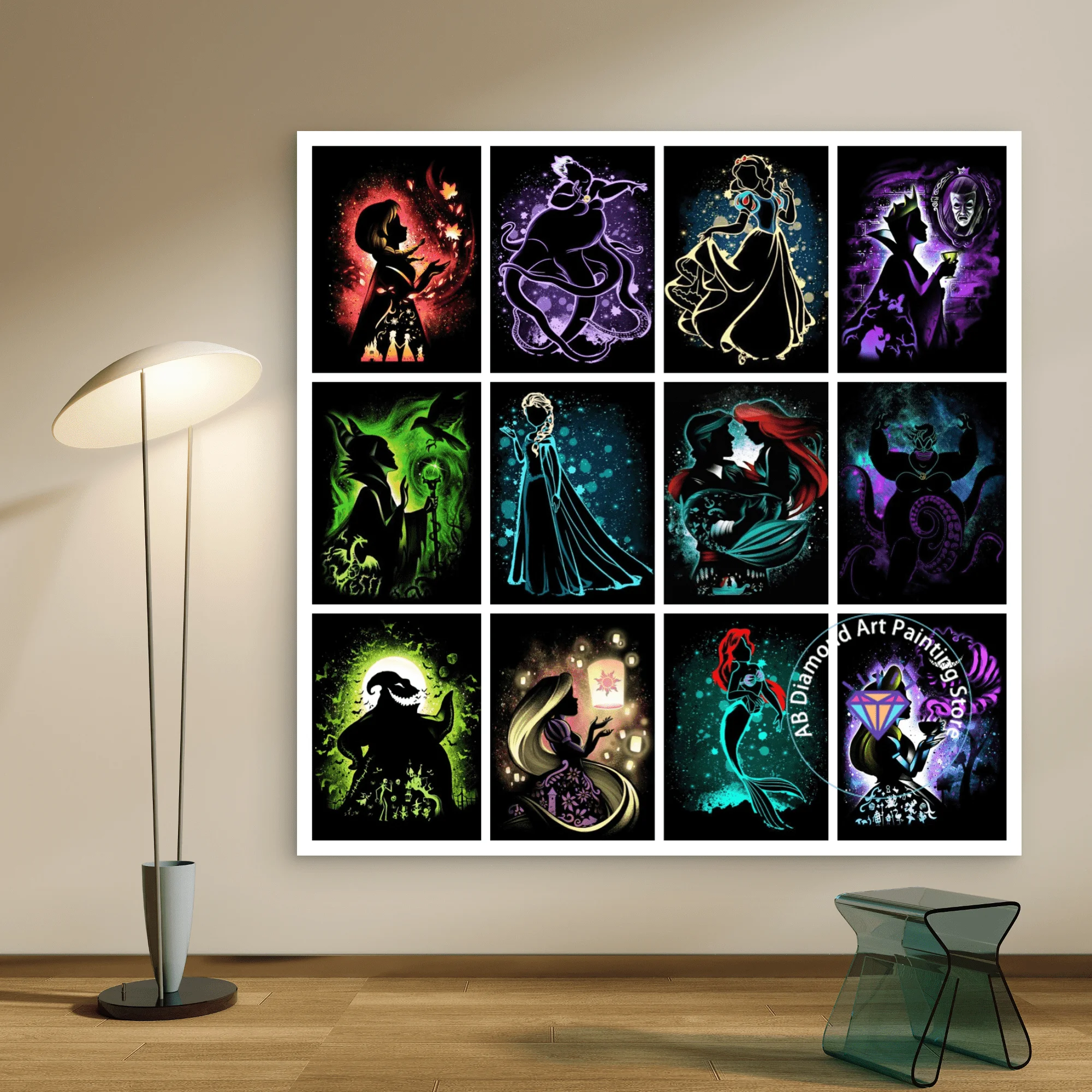 المجمدة إلسا الأميرة حورية البحر آنا سنو وايت AB الماس طقم الطلاء 5D DIY الماس التطريز اليدوية الفن هدية ديكور المنزل