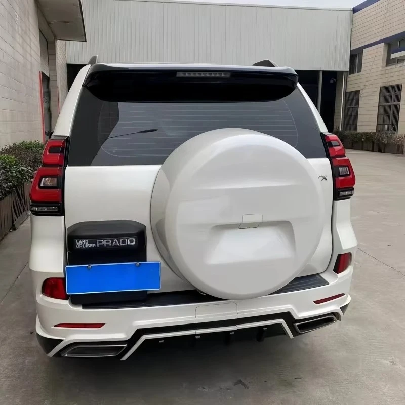 Suitable for Prado 10-17 Model  the Updated New  E Version the Front Rear Bumpers of the Large Wraparound Grille