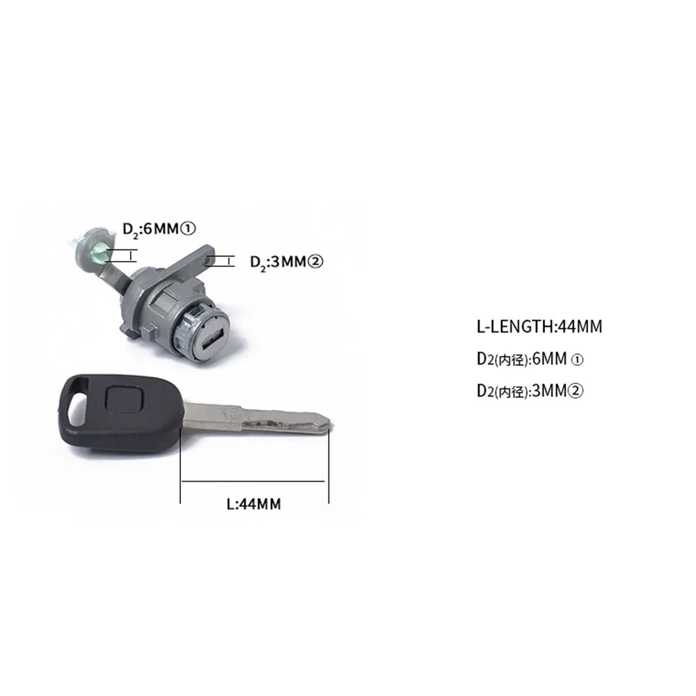 

Car Door Lock Core 72181-SDA-A11 Left Driver Door Lock Cylinder for Honda Accord 2003-2007 4 Door Barrel