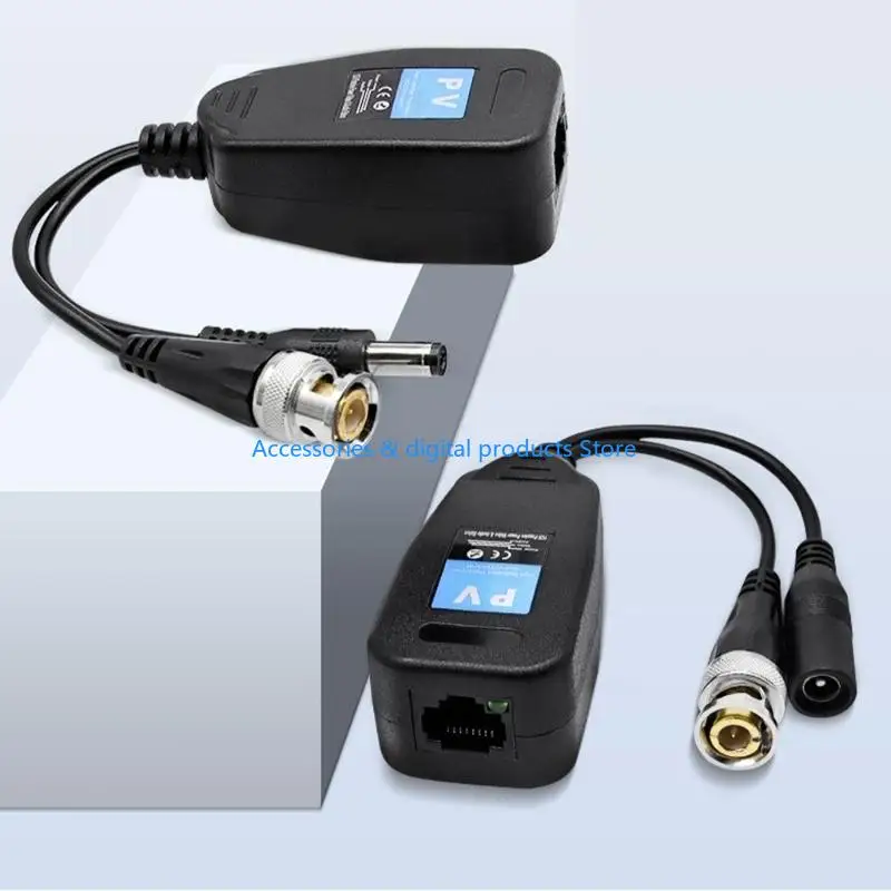 77JD Flexible CCTV Video Balun Transmitters Converts Coaxials to Twisted Pair