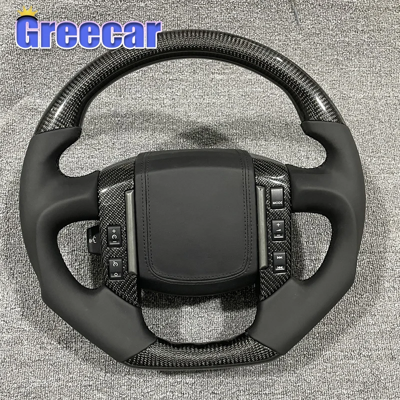 Custom Carbon Fiber Steering Wheel High Quality For Land Rover Range Rover Sport L320 2004 2005 2006 2007 2008 2009