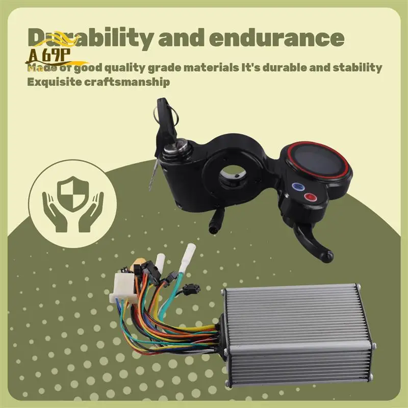 

A69P-запчасти для электрического скутера, ЖК-дисплей для Hitway H5, дисплей для электрического скутера с запирающим прибором, аксессуары для приборной панели