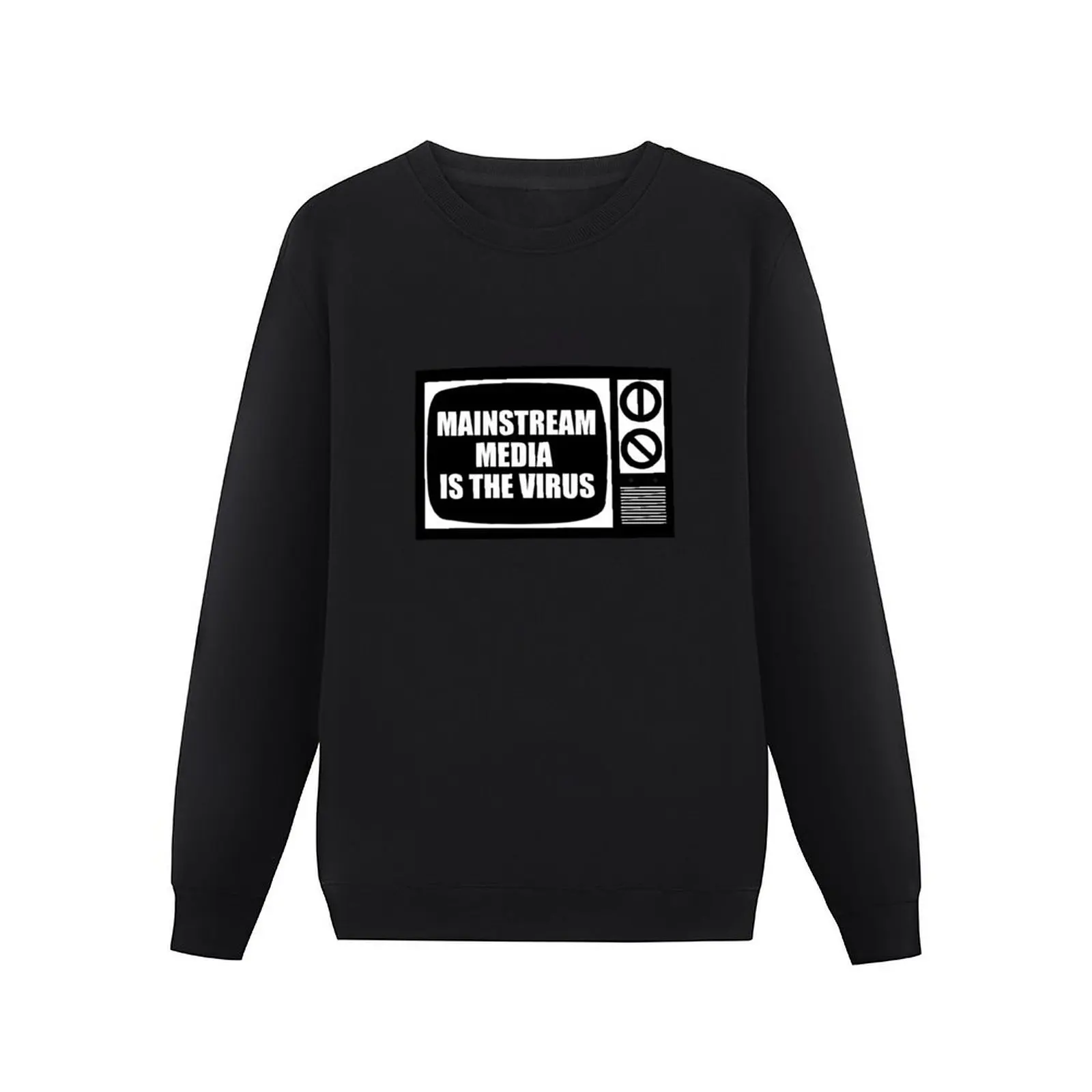 Media lies Pullover Hoodie blouse korean clothes clothes for men new sweatshirts