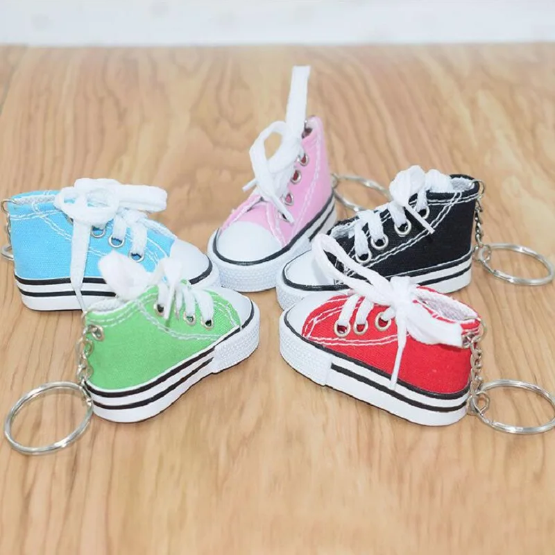 Cute 3D Mini EVA Beach Hole Croc Shoe Keychain Bag Charm Pendant Accessories Slipper Keyring Floating Key Chain Dog Cat Shoe