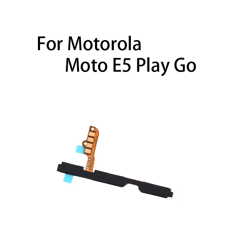 Power ON OFF Mute Switch Control Key Volume Button Flex Cable For Motorola Moto E5 Play Go