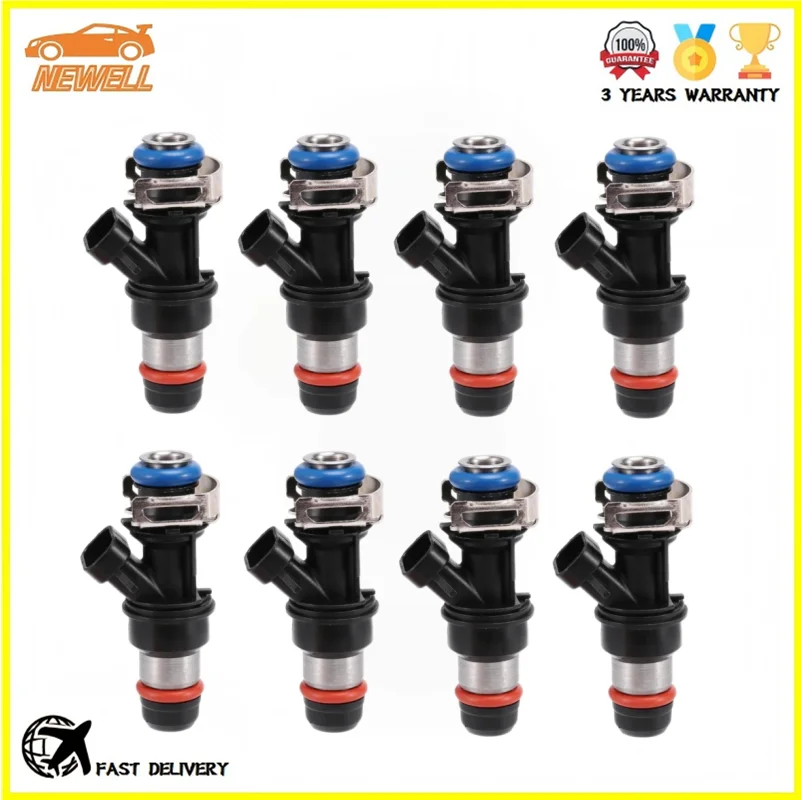 

4/8pcs 25325012 25320687 Fuel injector For Chevrolet S10 ​GMC Sonoma 2.2L 00-03 Silverado 3500 GMC C5500 Topkick 8.1L V8 03-07
