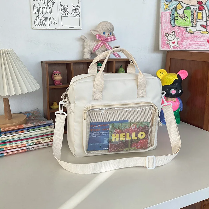 Nový nika design roztomilá kawaii ita brašna Y2K vysoká kvalita silon brašna JK uniforma bedra brašna dívčí batoh, crossbody brašna, kabelka