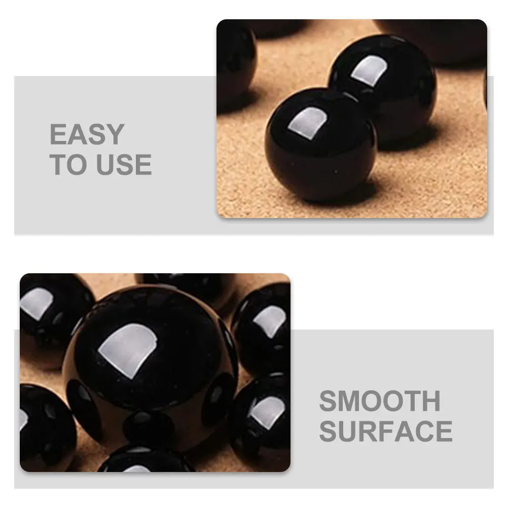 

1Set Seven Obsidian Crystal Ball Adornment Unique Home Office Decoration Stylish Creative Crystal Sphere Array Festival Gift