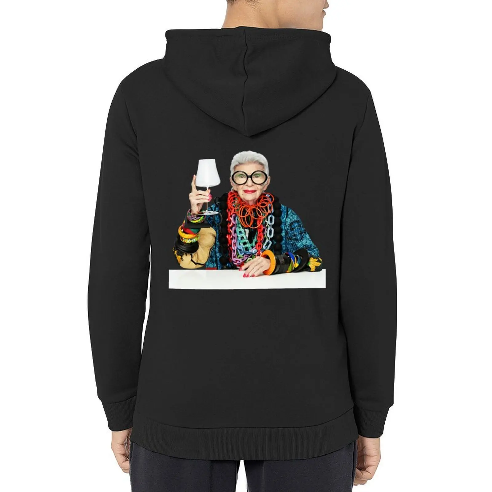 

Iris Apfel Fotomodell Hoodie anime clothing men's sweat-shirt set aesthetic clothing autumn new products new in hoodies