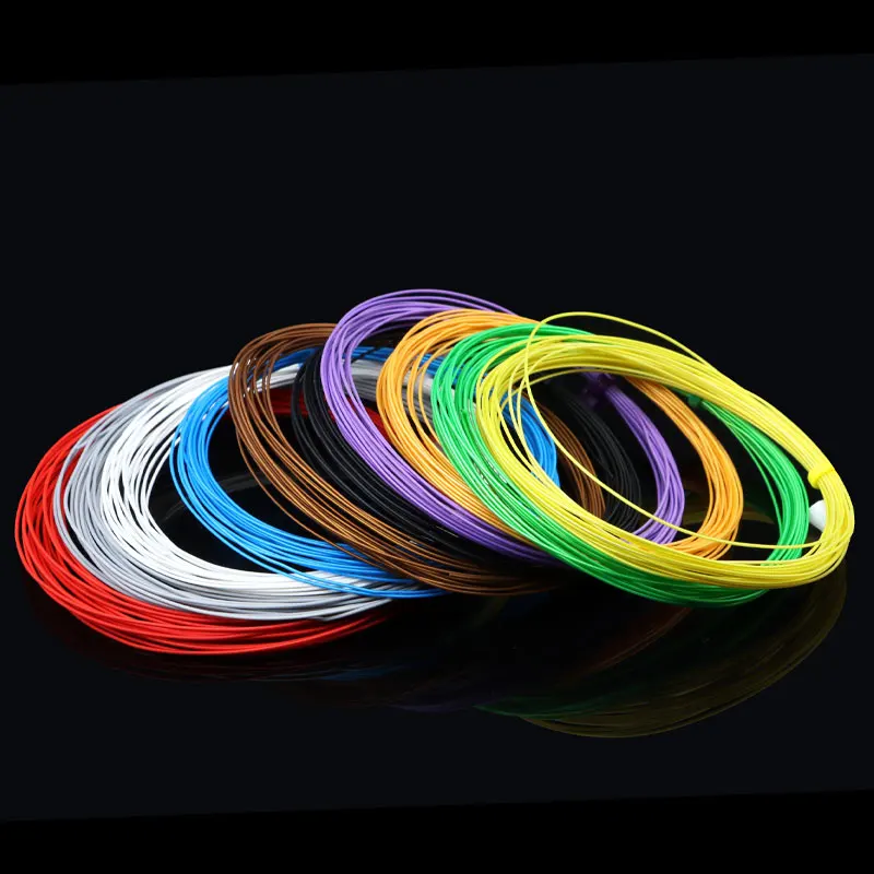 5/10 m 1423 PVDF-isolierter Draht 38 36 34 32 30 28 26 24 AWG Temperaturbeständiges elektronisches Einzelkabel aus versilbertem Kupfer – Detail 8