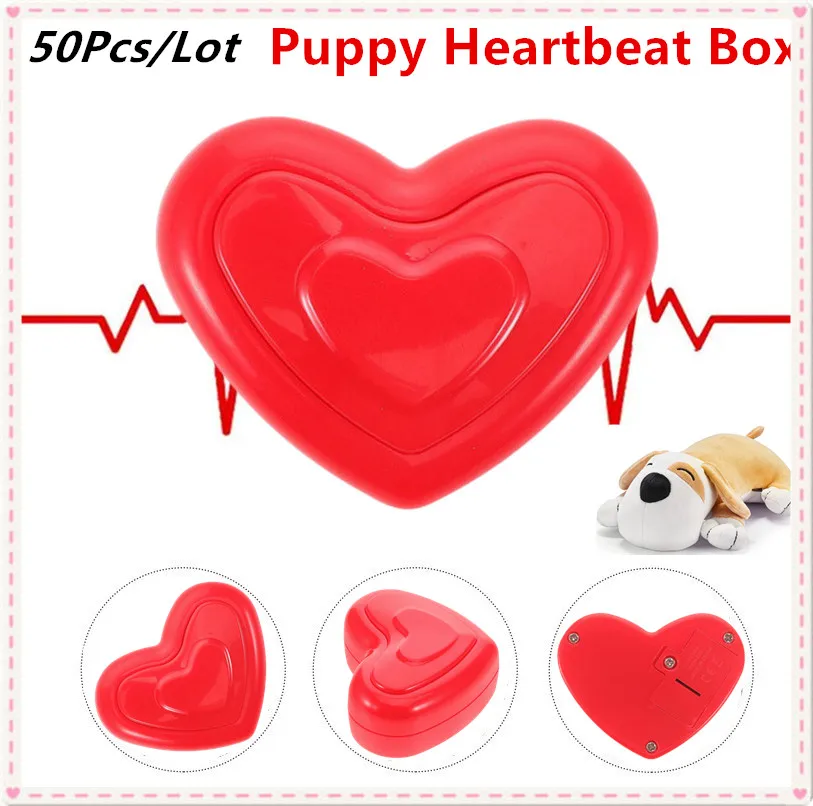 50Pcs/Lot Heartbeat Toy Dog Soothing Toy Pet Simulated Heartbeat Puppy Comfortable Behavioral Training Play Aid Relief Sleep