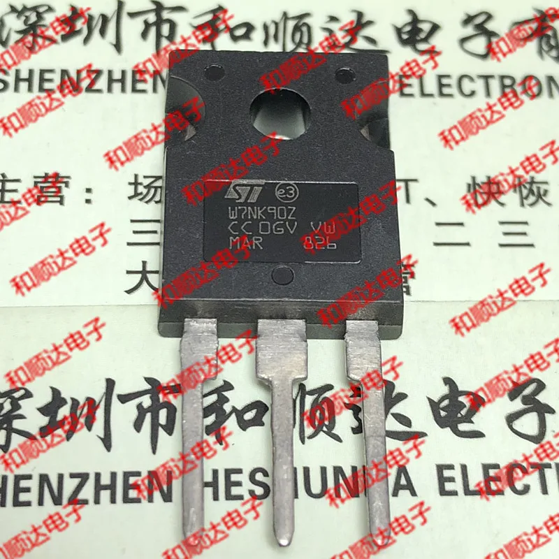 Original New / 2pcs / STW7NK90Z W7NK90Z  TO-247 900V 7A convert integrated circuits In stock