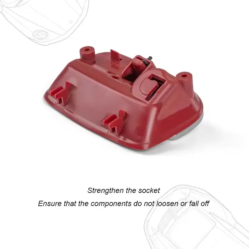 

For Porsche Macan Panamera 911 718 Cayman Boxster LHD Car Front Passenger Side Dashboard Lock Glove Box Storage Box Handle