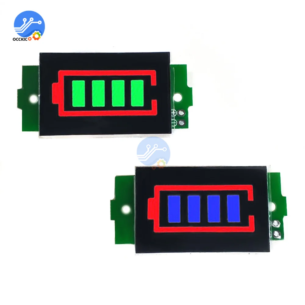 1S-8S 3-34V wskaźnik pojemności baterii litowej moduł pojazd elektryczny baterii Tester mocy akumulator litowo-jonowy 1-8S Alarm dźwiękowy niskiego