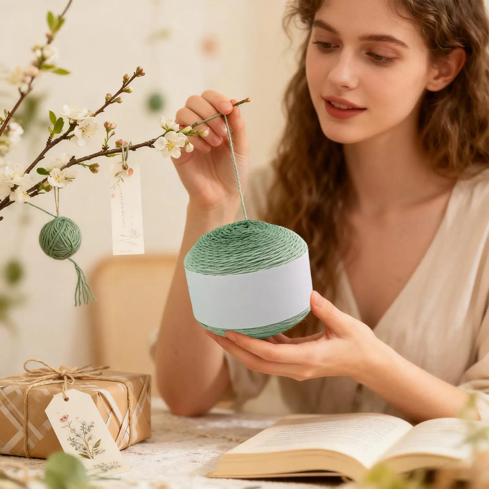 

Crocheting Yarn 4 Pieces Gradient Art Crafts Thread Beginner Crochet Yarn For Hobbyists Quilting Projects Embroidery Work Fabric