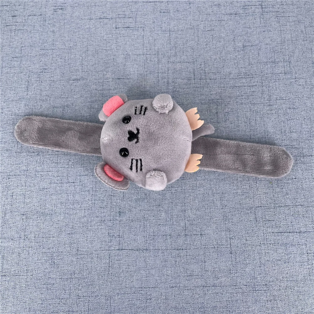 

8CM Gray Mouse Plush Gift Toy , Plush Wrist Belt Mouse Stuffed Animal Toy , Bracelet Decorate Plush Toy