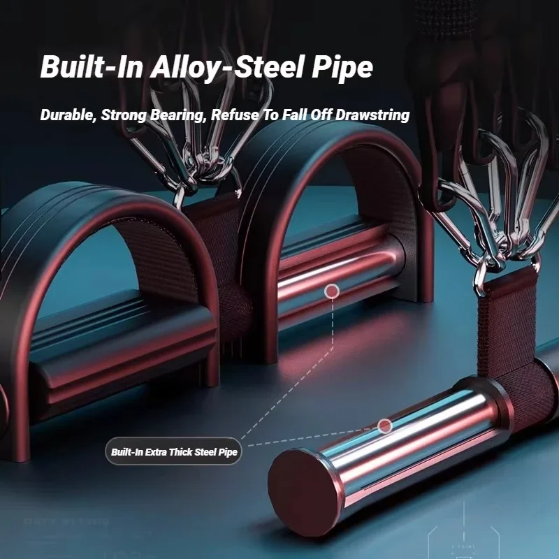 Los tensores que funcionan con los pies son una herramienta multifuncional para hacer ejercicio en casa, adecuada para entrenamiento de músculos abdominales y espalda de los hombres
