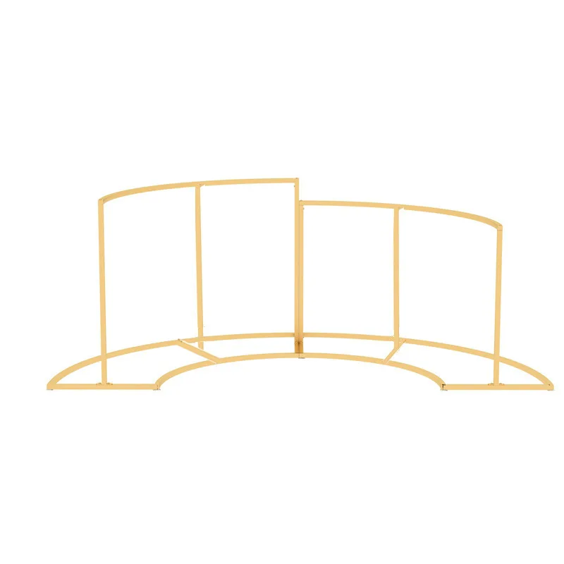 

Стеллаж для одежды напольный, полукруглый, для демонстрации на центральном острове, с вешалками, комбинированный (высокий и низкий)