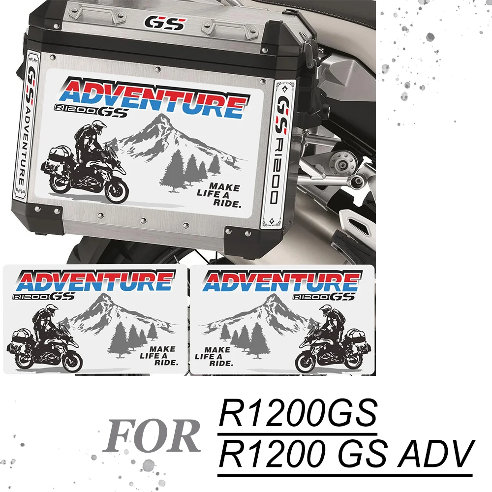 

R 1200 GSA Trunk Motorcycle Stickers Decal Aluminium Luggage Side Panniers Box Cases For BMW R1200GS R1200 GS ADV Adventure