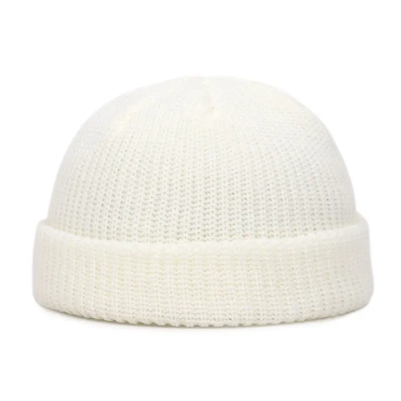 Knitted Hat for Men & Women Caps Wool Fashion Simple Warm Skullies Beanies Solid Autumn Winter Beanie Cap Trendy Style, image 10