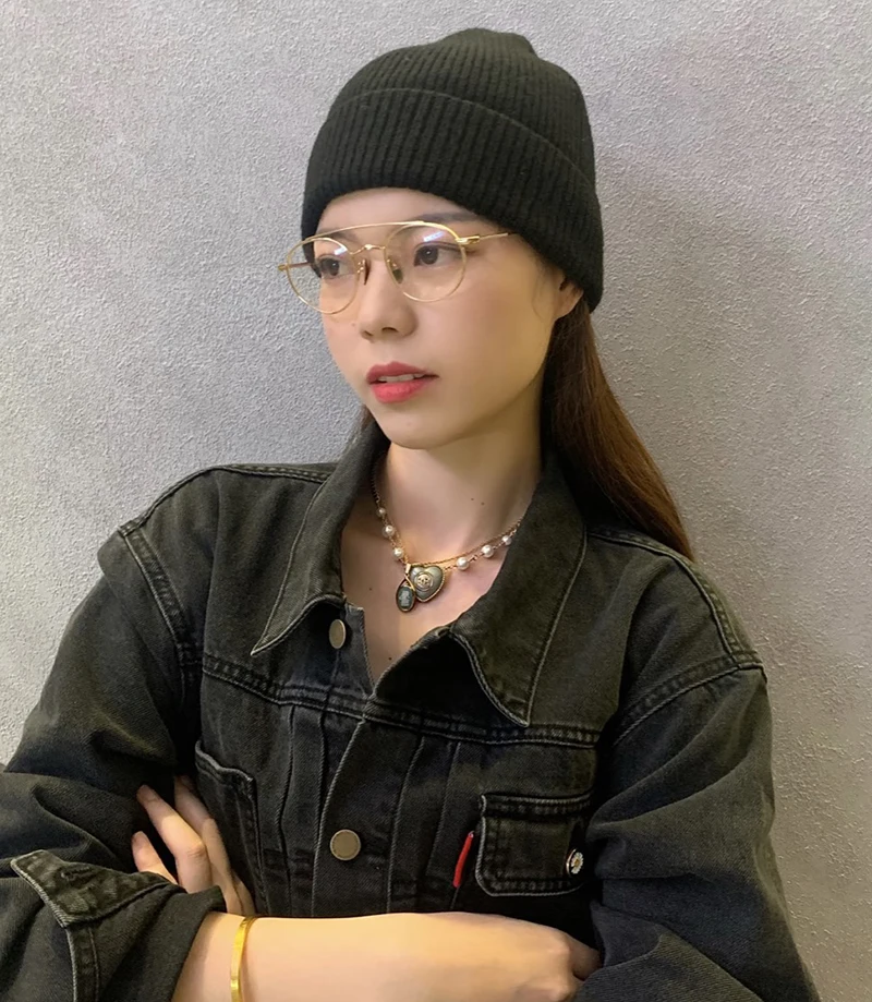New York TBX101 Men Pilot Prescription Eyeglasses Pure Titanium Ultralight Women Glasses Frame Myopia Progressive Graduate lens