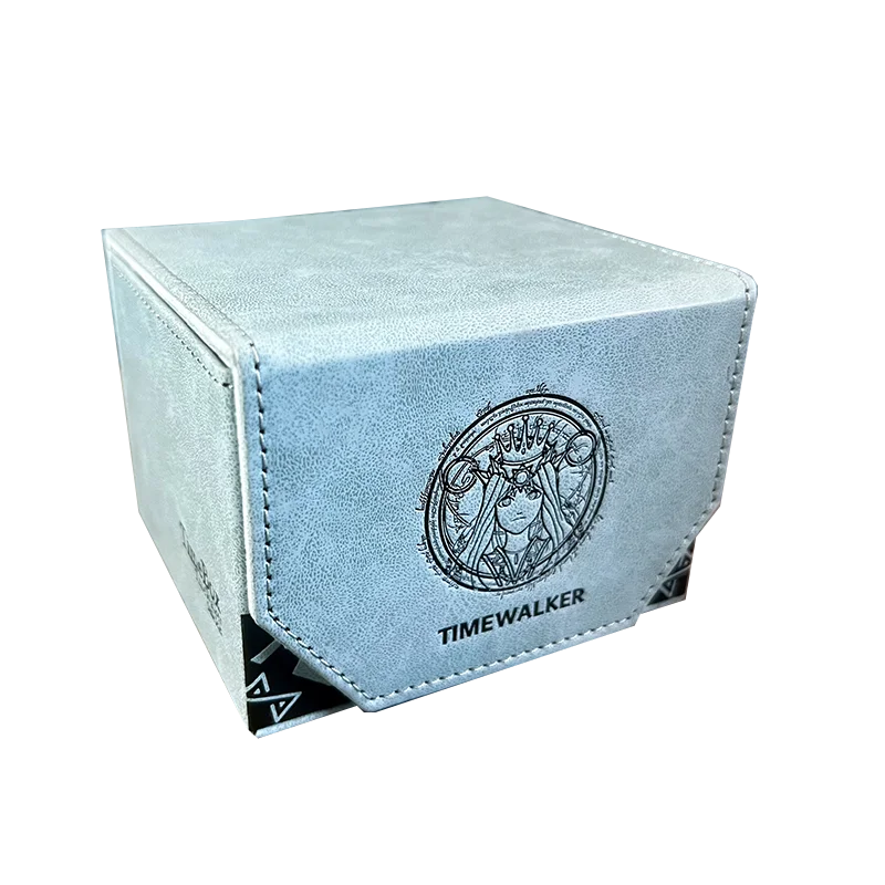 100+ PU Anime Cards Storage Box Deck Board Game TCG Cards Box Protector Bag for MGT/Pkm/Yu-gi-oh/Trading Card Collecting Game