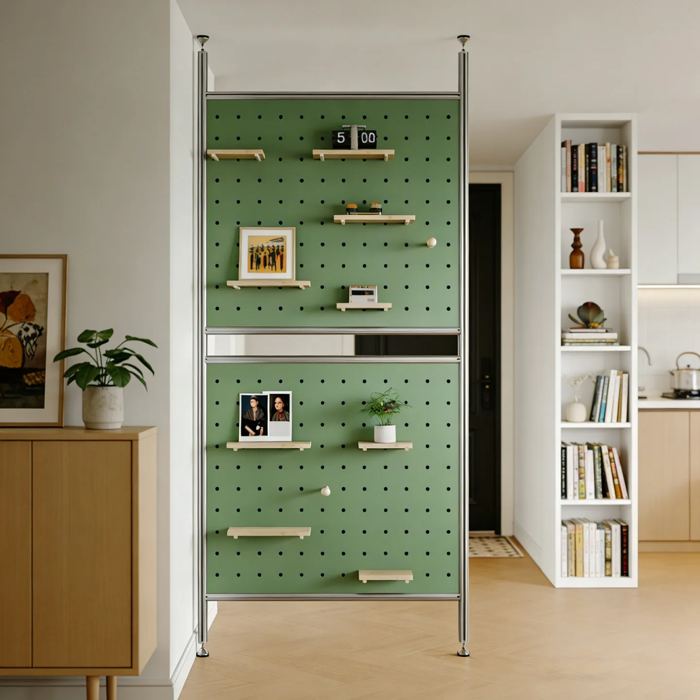 Minimal aluminum profile non-punching marine panel entrance screen partition