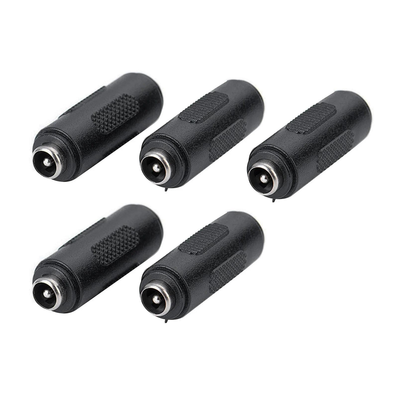 5Pcs/lot 5.5mm*2.1mm DC Coupler Female to Female F/F Barrel Jack Power Connector Plug For CCTV Security Cameras Accessories
