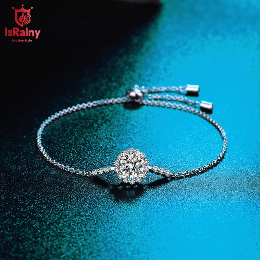 

Женские Круглые бриллианты из серебра 925 пробы, 18 К