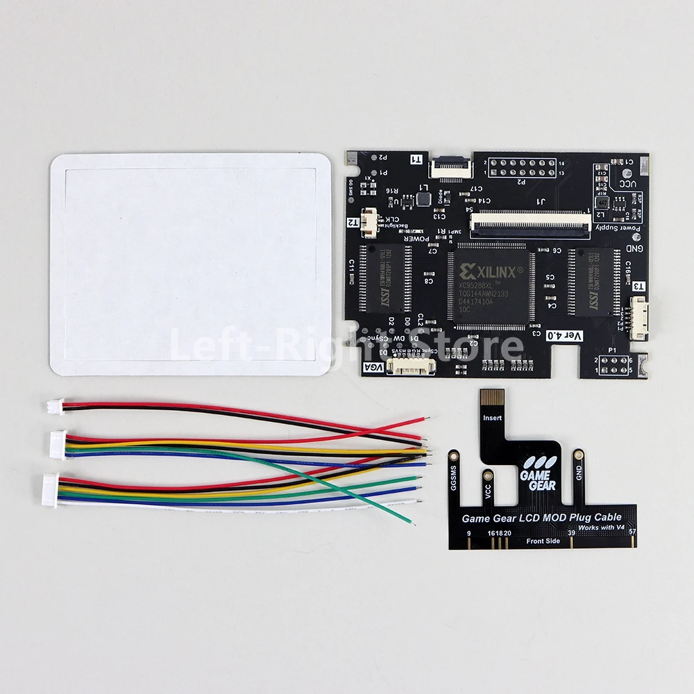 1 مجموعة كاملة الشاشة IPS V4 LCD أطقم ل SEGA لعبة والعتاد سطوع الضوء العالي V4.0 LCD الخلفية شاشة ل SEGA GG