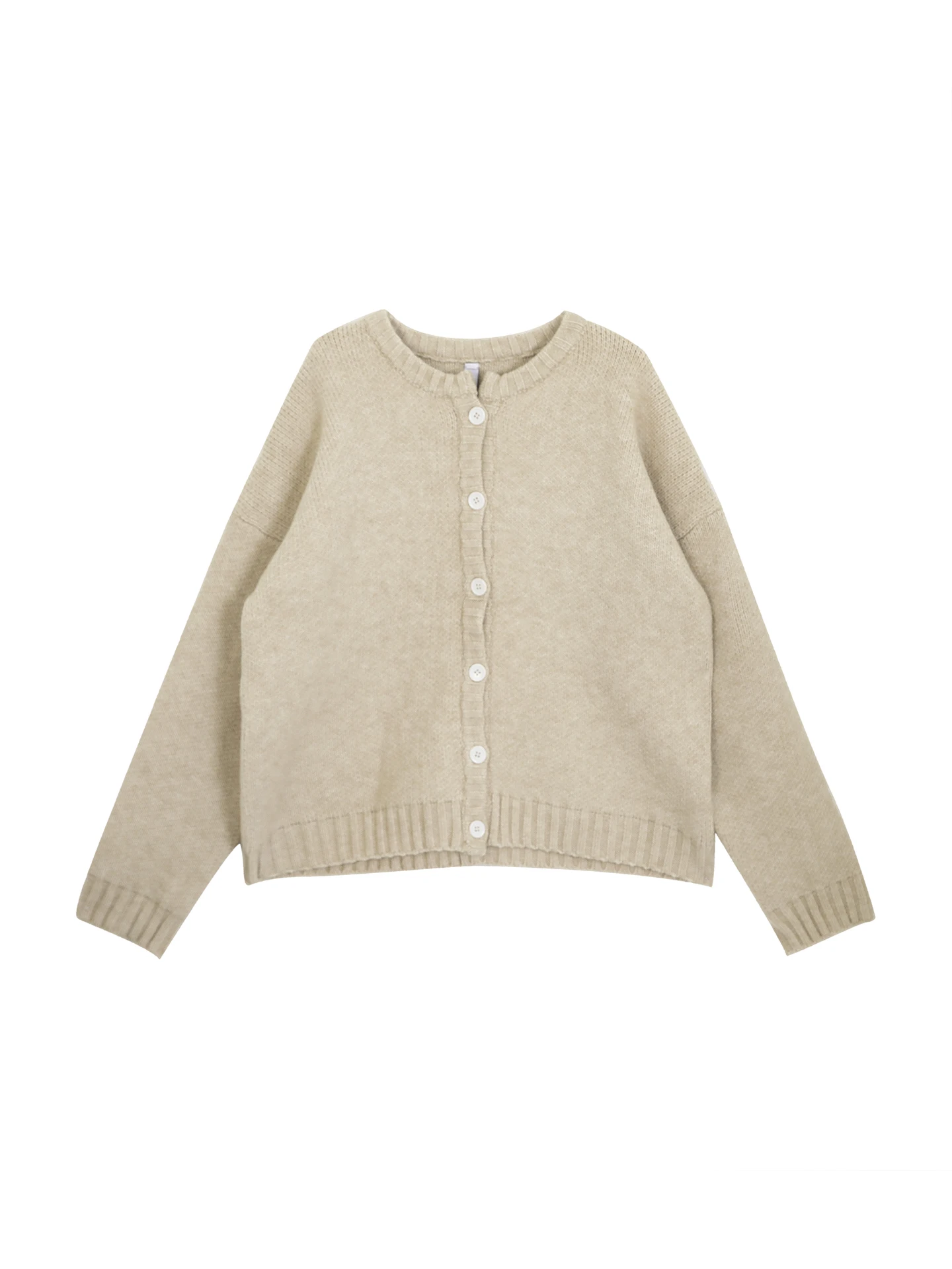 كارديجان نسائي أحمر محبوك مفتوح، فضفاض وجميل وفريد، ملابس خارجية عصرية للخريف، سترة بأسلوب عملي #4