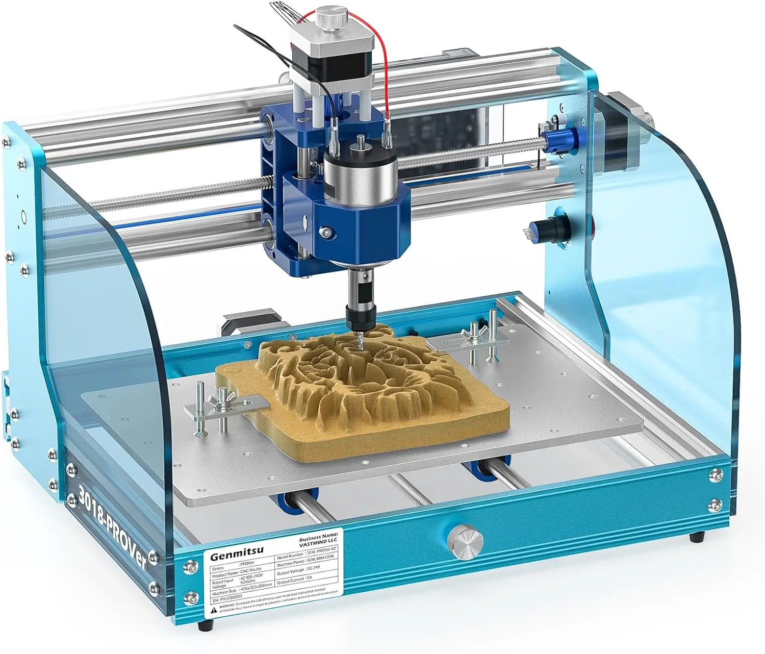 Router Machine for Beginner, Mini Milling Engraver Kit with Z-Probe, Limit Switches