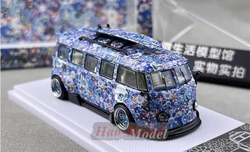 Liberty64 1/64 For VW T1 Kombi Car Model Simulation Alloy Diecast Simulation Toys Boys Birthday Gifts Hobby Display Collection