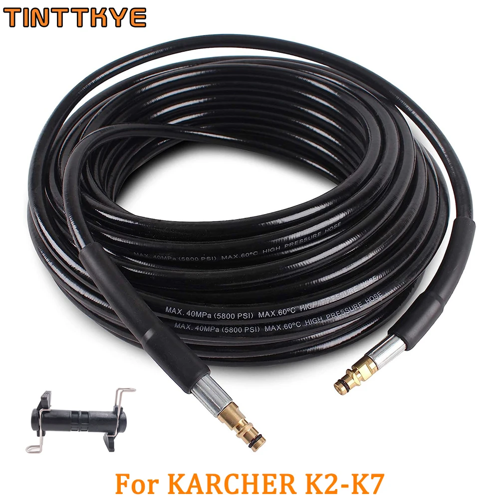 Car High Pressure Washer Hose Pipe Cord Car Washer Water Cleaning Extension Hose Water Hose for Karcher K2 K3 K4 K5 K6 K7