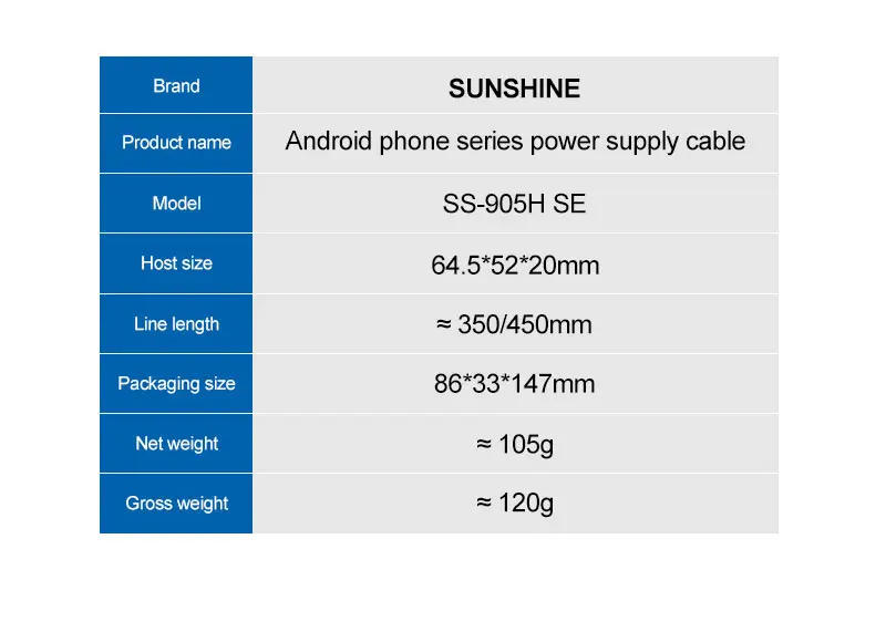SUNSHINE SS-905H SE Netzteilkabel für iPhone Android Reparatur mit Batterieaktivierungs- und Identifikationsfunktionswerkzeugen – Detail 20