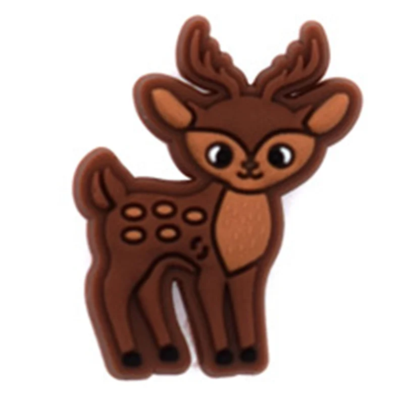 24 pçs pvc animais sapato encantos para emblema sandálias femininas fivela crianças pinos decoração jeans presente de natal dos desenhos animados acessórios de sapato