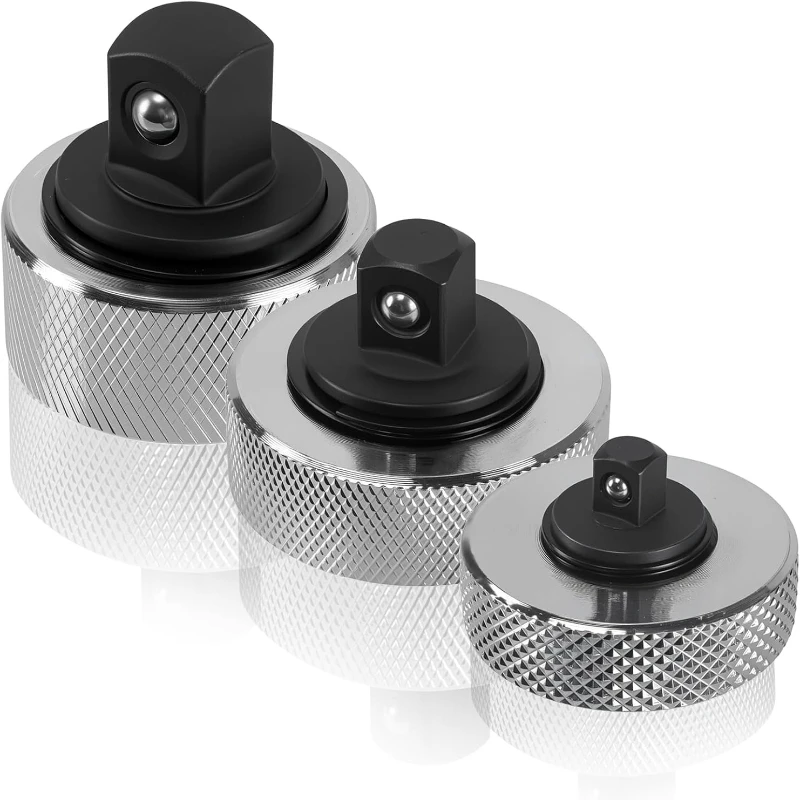 Mini Finger Ratchet Set 1/4-3/8-1/2, Reversible Stubby Thumbwheel, Low-Profile Compact for Tight Spaces, Auto Repair DIY