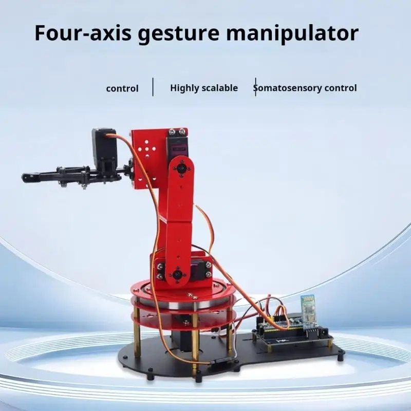 

4 Axes Robot Arm Gesture Operated Robotic Arm Set With Gesture Control For Education And Maker Projects Alloy Design H8WD