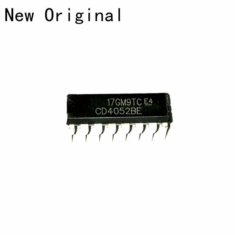 CD4052BE DIP16 New and Original CMOS Analog Multiplexers/Demultiplexers with Logic Level Conversion