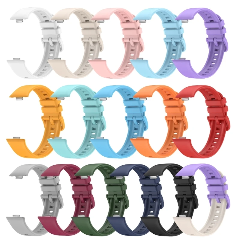 Silicone Band Secure Watch Buckles Designings Watches Strap for Watch fit3