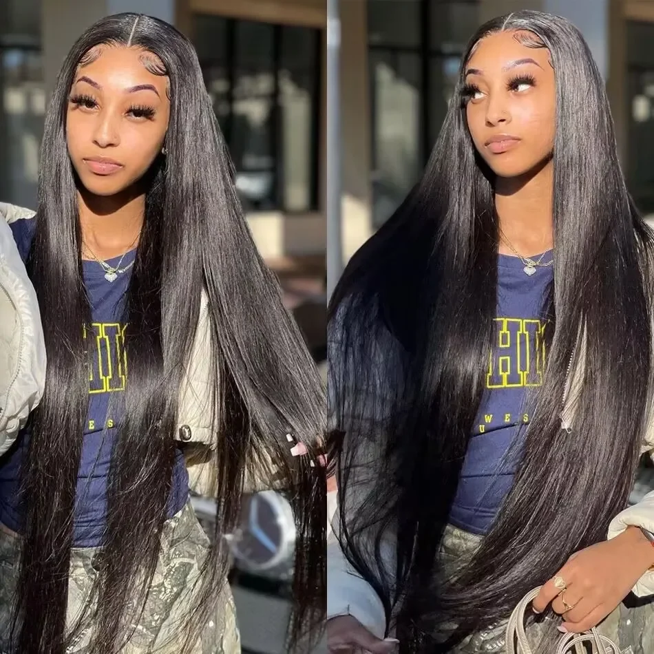 13x4 HD Transparent Straight Lace Front Wigs Hd Lace Wig Human Hair Wigs For Black Women Brazilian1 Lace Frontal Wig For Woman