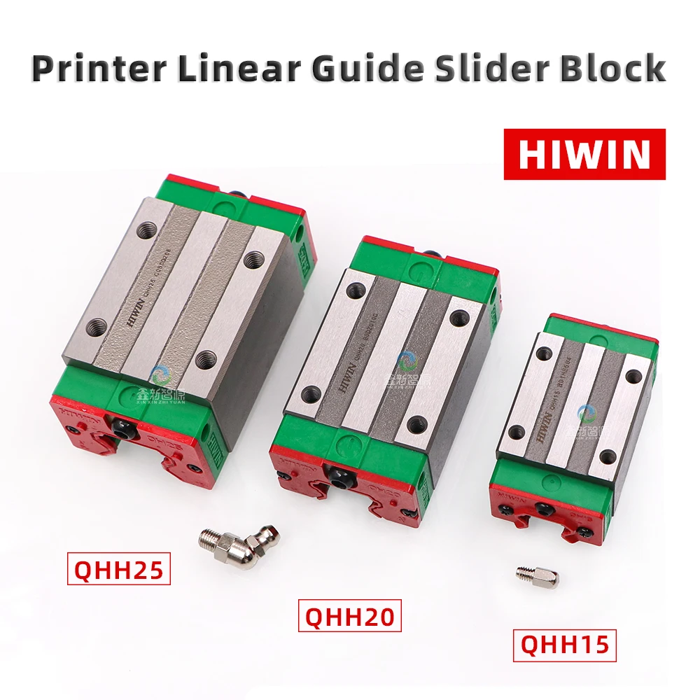 HIWIN QHH15 QHH20 Linear Guide Slider Block for Wit-color Allwin Gongzheng Inkjet Printer QHH25CA Rail Sliding Block Slider