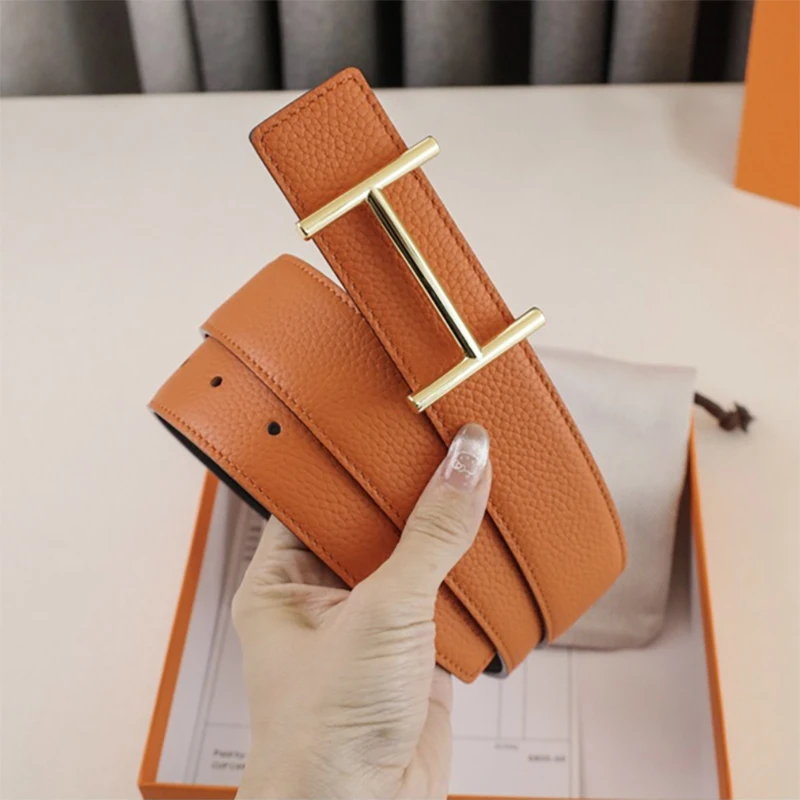 

Повседневный официальный офисный деловой мужской ремень, ковбойские женские и мужские кожаные роскошные дизайнерские ремни 3,4 см и 3,8 см