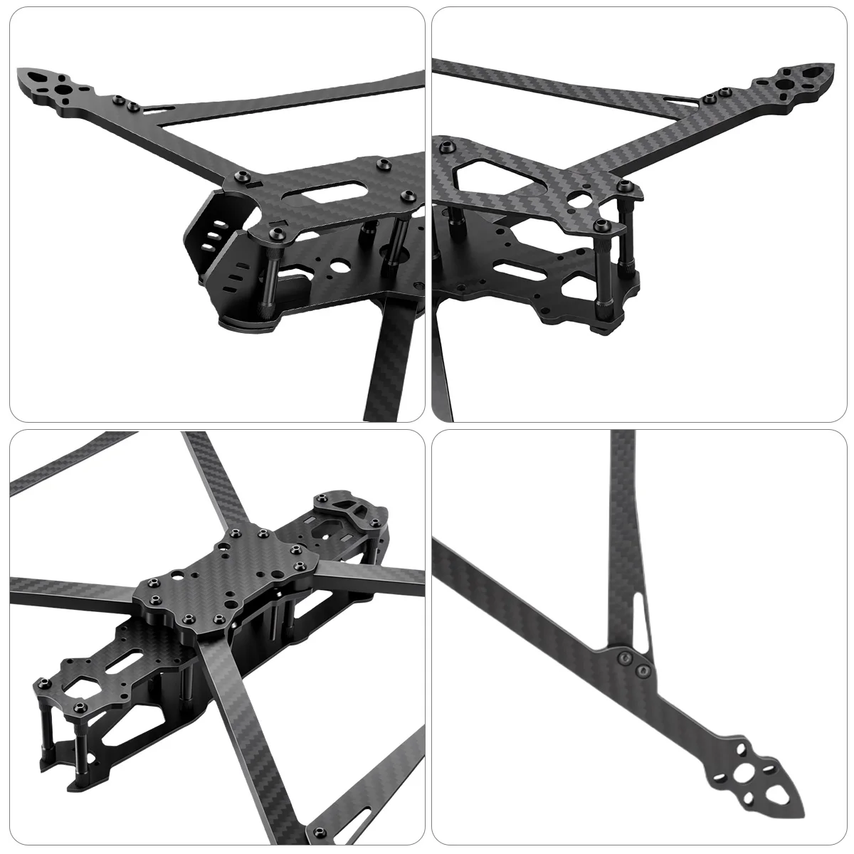 Mark4 V2 FPV-Drohnen-Rahmen-Kit 8 Zoll 10 Zoll Freestyle-Racing-Quadcopter DIY-Montage-Rahmenteile für FPV-Racing-Drohne – Detail 4