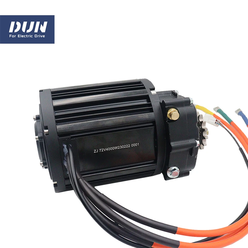 QS138 Motor penggerak Mid Drive, 90H 4000W V3 PMSM dengan 1:2.35 Gear Box untuk sepeda Motor elektrik sepeda Motor Trail