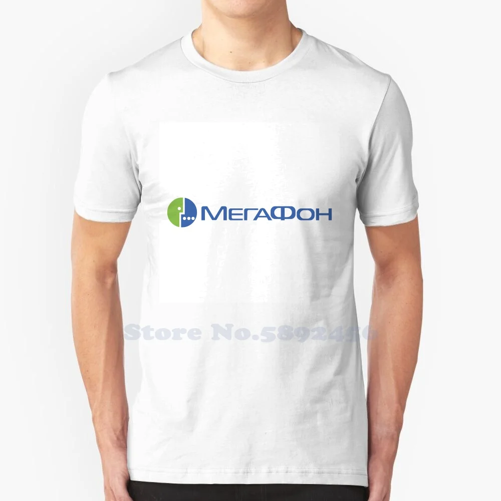 

MegaFon Logo High-quality T Shirts Fashion T-shirt New 100% Cotton Tee