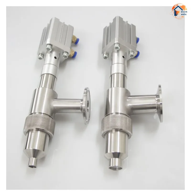 304 Stainless Steel Anti-Drip Filling Head Chuck Straight Head Pneumatic Filling Machine Accessories Discharge Nozzle