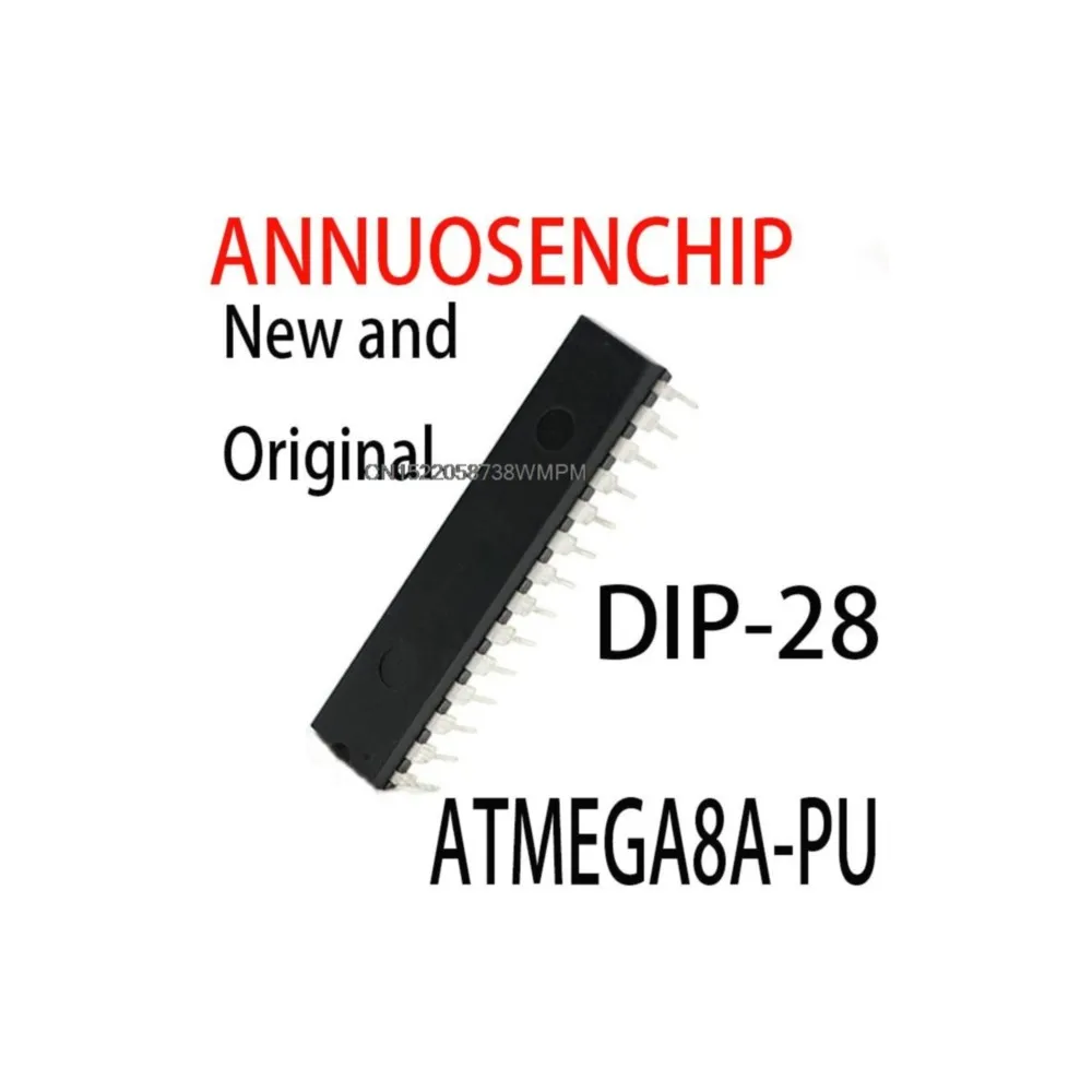 10PCS New and Original  ATMEGA8A ATMEGA8 DIP-28 Microcontroller MCU AVR NEW Good Quality ATMEGA8A-PU