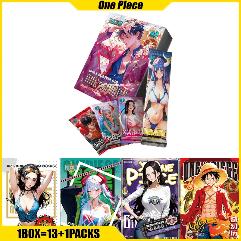 YUNKA Vol.4 One Piece Cards Boa Hancock Anime Collection Cards Mistery Box Board Games Toys Birthday Gifts for Boys and Girls